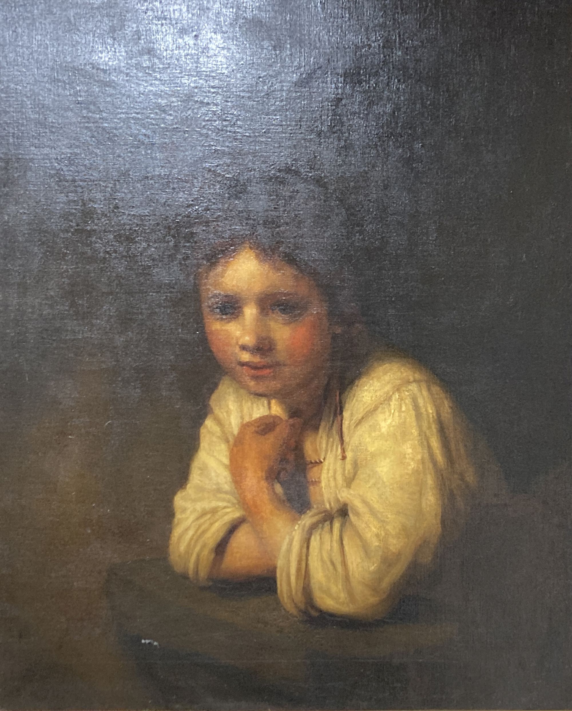 Victorian School, oil on canvas, Half length portrait of a boy, 75 x 62cm
